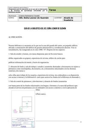 Guia Biblioteca Ies Doña Leonor De Guzmán