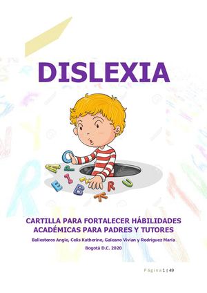 Cartilla Dislexia