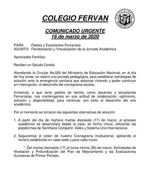 Comunicado Virtual Bgta