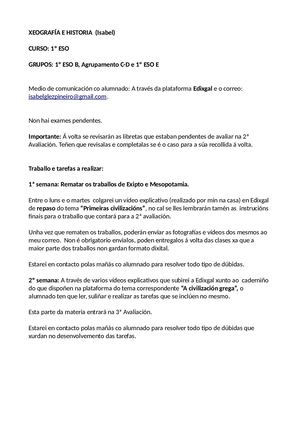 INstrucións 1º ESO (Isabel).