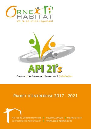 PROJET D'ENTREPRISE Api 21's