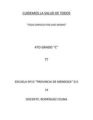 Prácticas Saludables 4to C