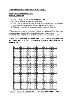 Cartilla 3° Esc 15 De 14