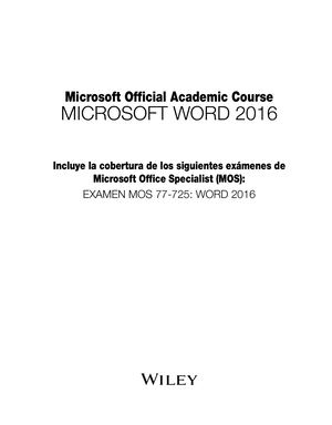 Manual Word 2016 Core