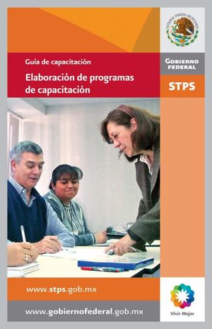 Elaboracion De Programas De Capacitaci N Anexo 1 250 1