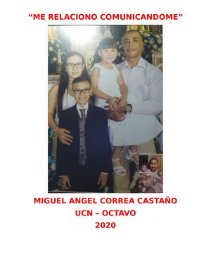 ME RELACIONO COMUNICANDOME