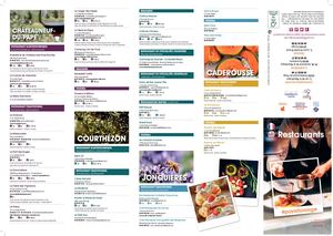 Restaurants Pays d'Orange 2020