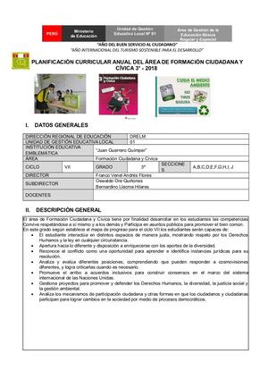 374132370 Programacion Anual De F C C De 3 Grado 2017