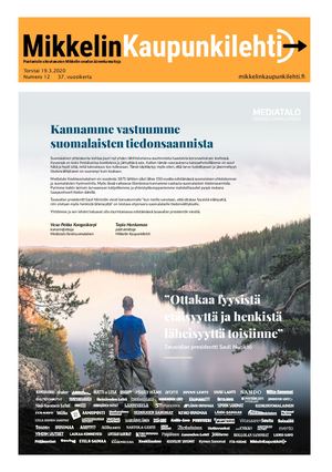 Mikkelin Kaupunkilehti 12/2020