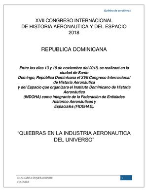 Quiebras en La Industria Aerea