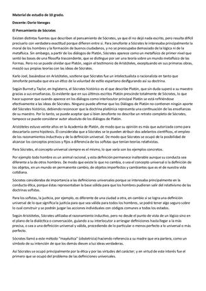 Clase Taller De Socrates 10 Grado Realizado