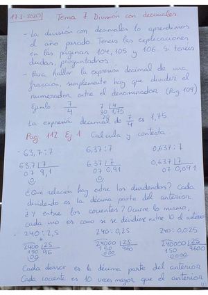 Corrección Mates 6º Día 18