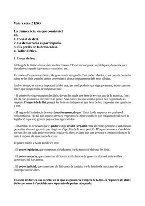 Valors èTics 2n Eso
