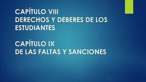 Capítulos VIII Y IX