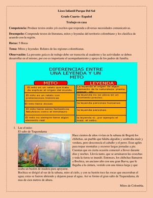 Grado Cuarto Semana Del 16 20