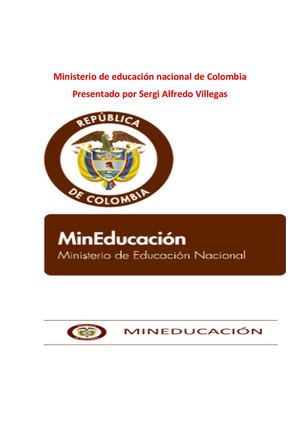 Ministerio De Educación Nacional De Colombia