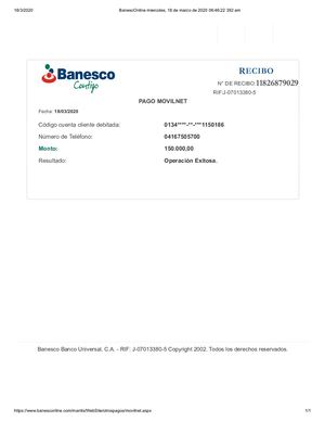 18mar20 Recarga Movilnet