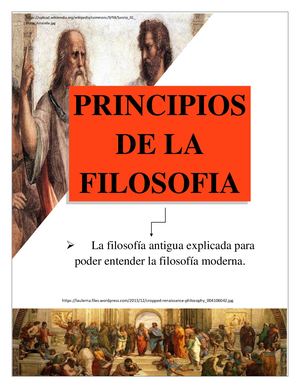 Filosofía antigua.