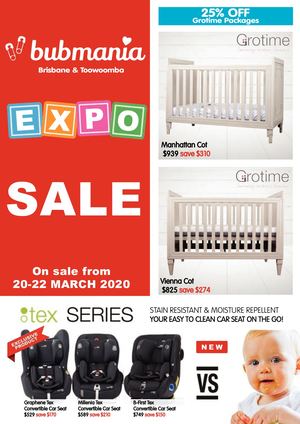 BubMania Brisbane Expo Sale