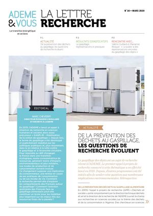 Ademe & Vous - La lettre Recherche n°30 Mars 2020