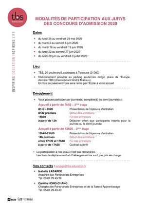 Modalités de participation Oraux 2020