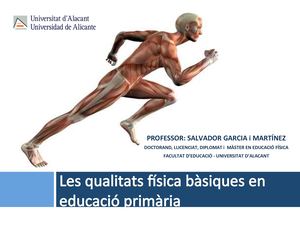 Les Capacitats Físiques Bàsiques En Primària