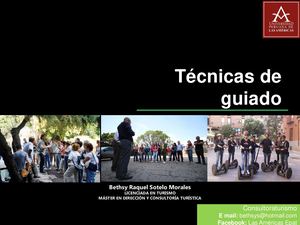 Unidad I Tecnicas De Guiado
