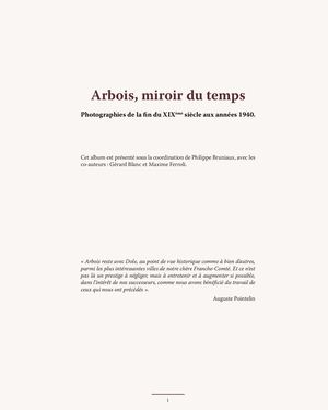 Arbois Miroir Du Temps