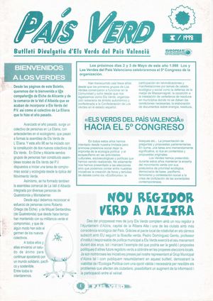País Verd 1998 I València Verda 1
