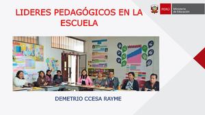 Lideres Pedagógicos En La Escuela Ccesa007