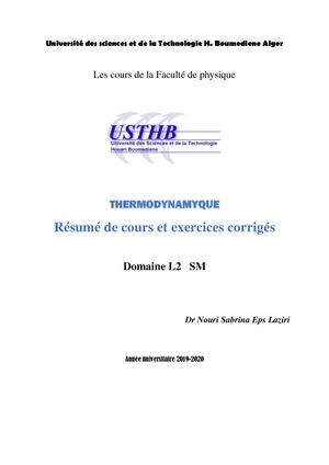 Thermodynamique(7)