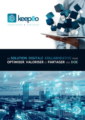 Keepéo Plaquette Plateforme digitale de gestion des Dossiers d'Ouvrages Exécutés (DOE)