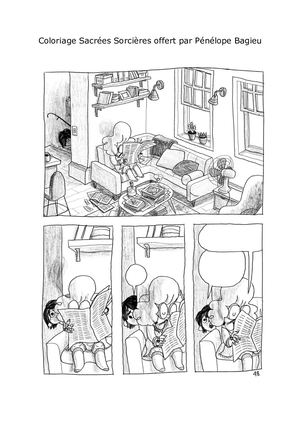 Coloriage Sacrées Sorcières Offert Par Pénélope Bagieu