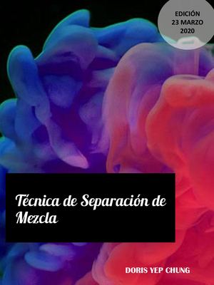 Tecnicas Separacion de Mezcla