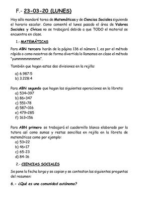 3º Tareas 23 3 20