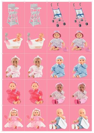 Cartes Memory Corolle