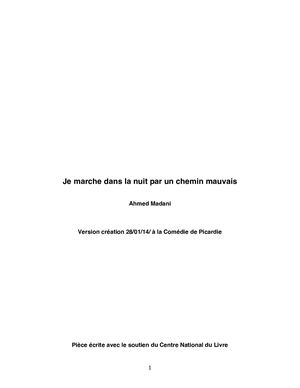 Je Marche Dans La Nuit Par Un Chemin Mau