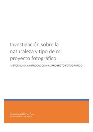 La Naturaleza Del Proyecto