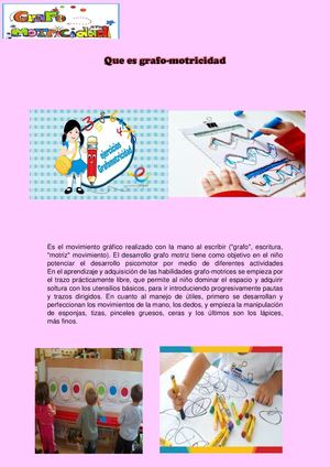 Cartilla De Grafomotricidad