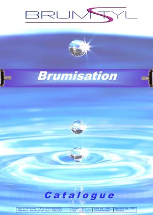 Brumstyl Catalogue Brumisation