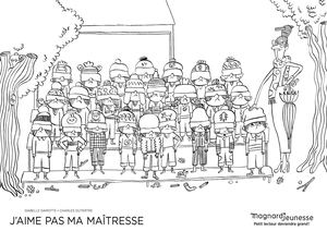 Coloriage Maitresse1