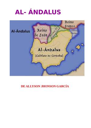 Trabajo Historia Al Andalus ( Allyson Jhonson García)