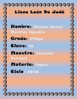 Libro Contable Ingles Marcos