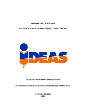 Manual De Convivencia Ideas