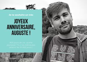 Joyeux anniversaire !