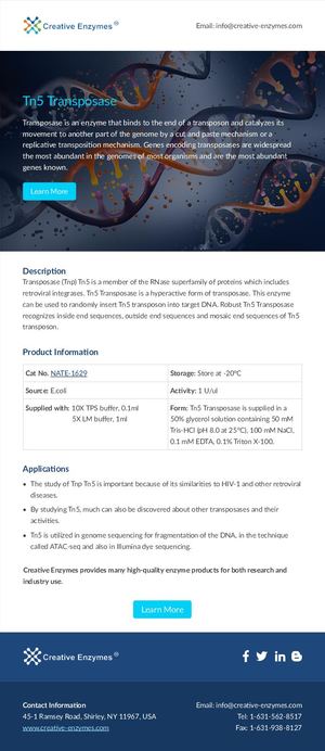 Tn5 Transposase - Creative Enzymes