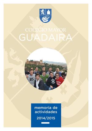 Memoria 2014 - 2015 C.M. Guadaira