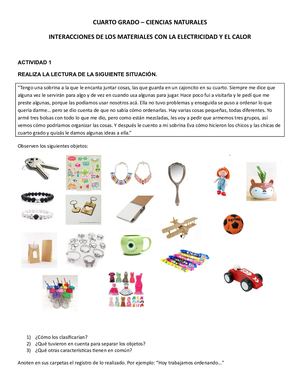 Actividades Receso - Cs Naturales