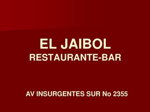 El Jaibol Insurgentes Sur No 2355