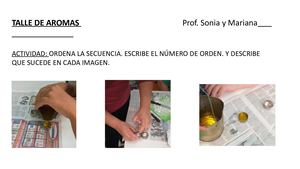 Con imágenes. Aromas. Prof. Sonia y Mariana